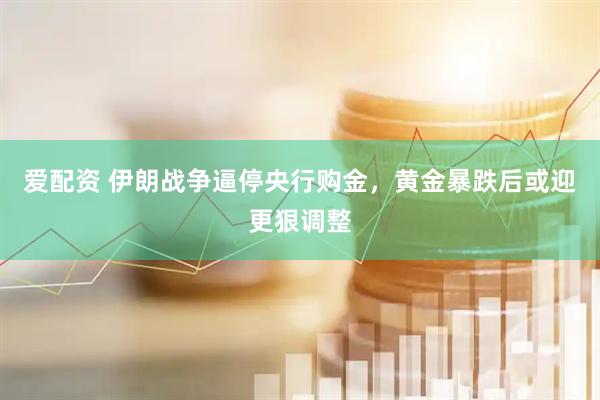 爱配资 伊朗战争逼停央行购金，黄金暴跌后或迎更狠调整