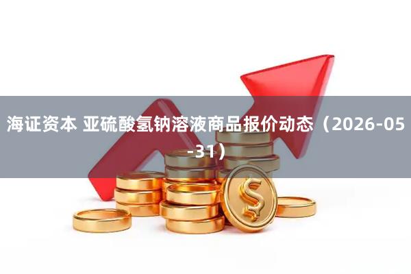 海证资本 亚硫酸氢钠溶液商品报价动态(2026-05-31)