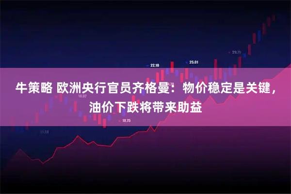 牛策略 欧洲央行官员齐格曼：物价稳定是关键，油价下跌将带来助益