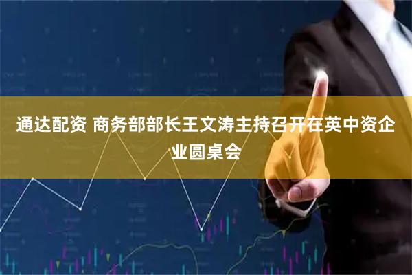 通达配资 商务部部长王文涛主持召开在英中资企业圆桌会